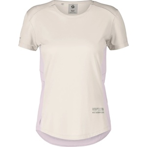 Scott Дамска тениска Scott Women's Tee Endurance Tech S/S Running shirt - Cotton White / Bliss Pink - размер XS (916-6370-0111)