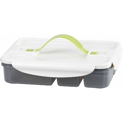 MagicHome Obedár MagicHome, hranatý, s priehradkami, 1000 ml, 170x235x55 mm