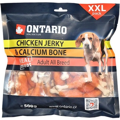 ONTARIO Пилешки филийки + калциева кост, 500г