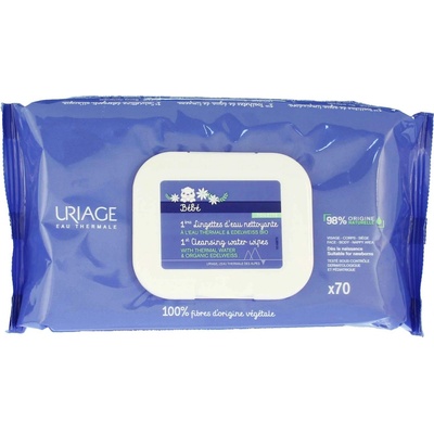 Uriage Bébé 1st Cleansing Wipes čisticí ubrousky pro děti 70 ks