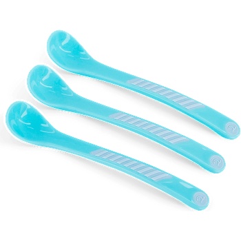 Комплект лъжички Twistshake 3 броя 6+ м Pastel Blue (7350083121806)