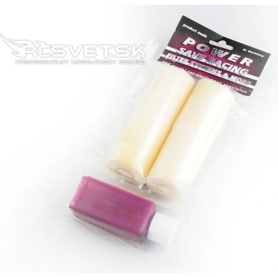 HPI BAJA 1 / 6 Integra strieborné filtre vrátane 90ml oleja 4 ks