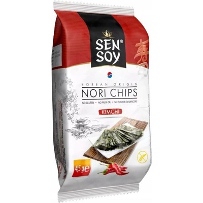 SEN SOY chipsy mořské řasy s příchutí kimchi 4,5 g