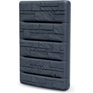 HydroMoby Резервоар за дъждовна вода HydroMoby Arves Wall Stone, 400л (антрацит) (IDWS400)