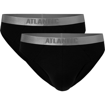 Atlantic Мъжки слипове от памук пима ATLANTIC 2Pack Atlantic | Cheren | МЪЖЕ | S
