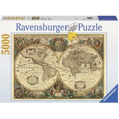 Ravensburger Historická mapa r.1630 5000 dílků