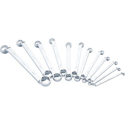 Vigor sada očkových klíčů, vyhnuté, 6-32 mm 12 ks - V7750/12