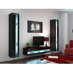 Cama meble Cama Етажерка VIGO NEW 180/40/30 черен/черен гланц (WIO180 VIGO c/c)