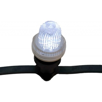 decoLED LED flash žárovka patice B22 ledově bílá