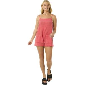 RIP CURL Classic Surf sleeveless romper - Red (Hibiscus Red)