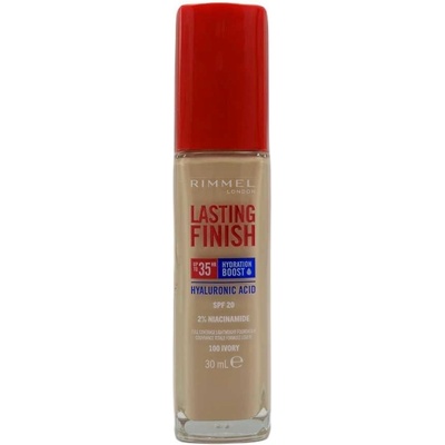 Rimmel London Lasting Finish 35H SPF20 Dlhotrvajúci hydratačný make-up 100 Ivory 30 ml