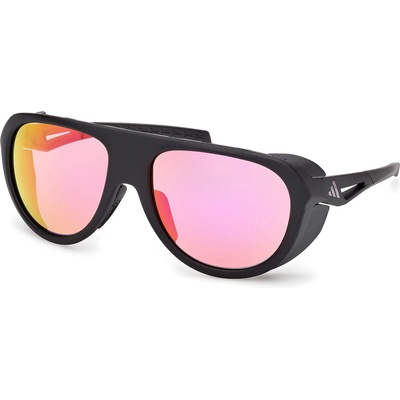 Adidas Очила за колоездене Adidas eyewear SP0110 Cat: 2 Sunglasses - Matte Black / Gradient / Mirror Violet - размер One Size (205-5272-0111)