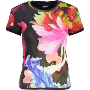 DESIGUAL Дамска тениска с къс ръкав desigual, Размер m, Цвят Черен (26swtk49_ne9019)