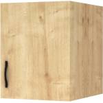 TopMebel Меламинов еднокрилен гардероб Victoria TopMebel в цвят дъб 50x60x59см
