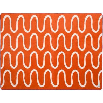noo.ma Oranžová deka Swirl 150x200