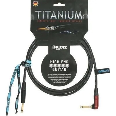 KLOTZ TIR0900PSP Titanium 9 m Директен - Ъглов Инструментален кабел (TIR0900PSP)