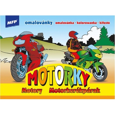 Vymaľovánka A5 MFP Motorky