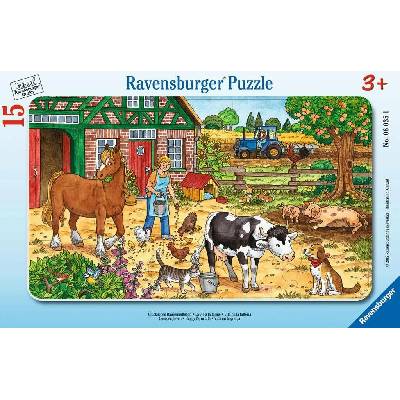 Ravensburger Glückliches Bauernhofleben Rahmen 15 dielov