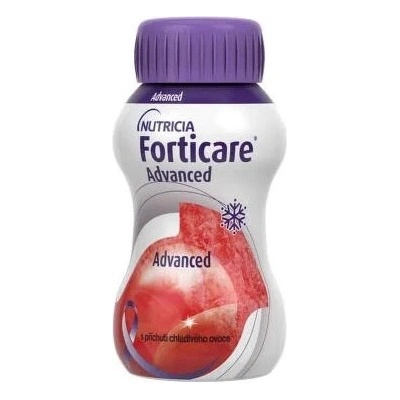 FORTICARE ADVANCED S PŘÍCHUTÍ CHLADIVÉHO OVOCE POR SOL 4X125ML