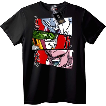 NOONEBRAND Тениска Dragon Ball Злодеи - 2XL, White