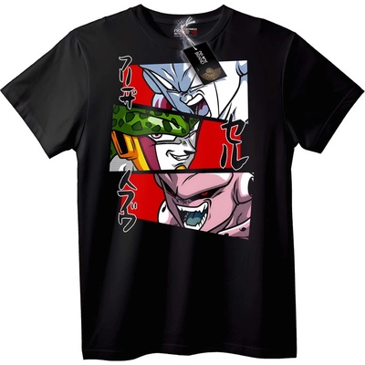 NOONEBRAND Тениска Dragon Ball Злодеи - 2XL, White