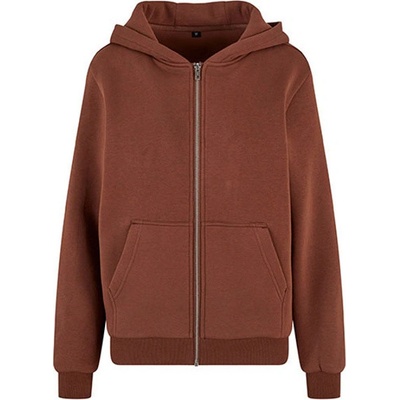 Build Your Brand dámská mikina s kapucí BY289 Chocolate Brown