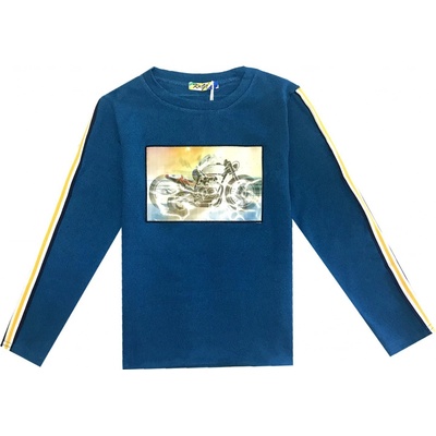 Kugo S3139 Chlapecký svetr modrá – Zboží Dáma