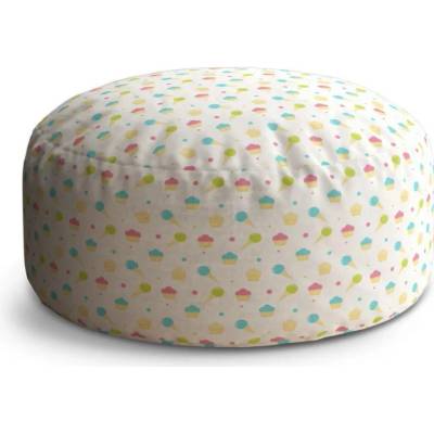 Sablio Taburet Circle Zmrzlinky s muffiny: 38x48 cm