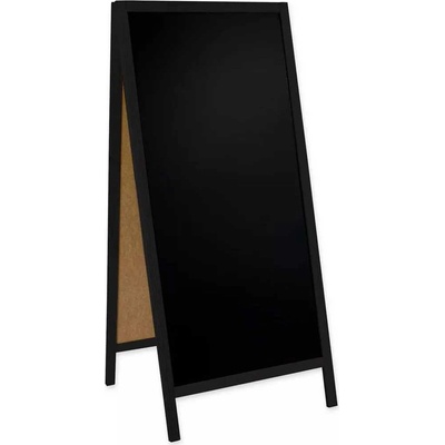 A-Z Reklama CZ Dřevěný poutač PMPWAS 72 x 160 s křídovou tabulí 720 x 1600 mm Černý
