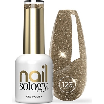 Clavier Nailsology Hybridný gél s efektom Flash 123 Golden Treasure 8 ml