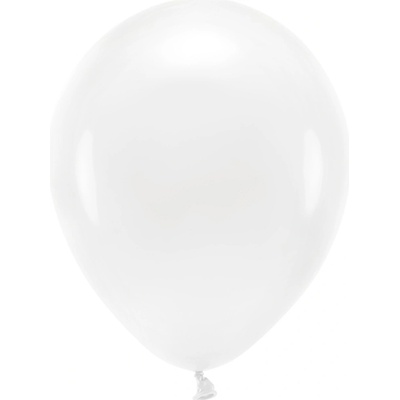 PartyDeco Balónek pastelový biely