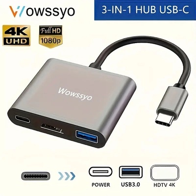 Reset Computers USB-C Multiport, PD 100W, 4K HDMI, Alum. 321635 (321635)