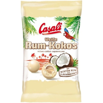 Casali Rum Kokos s náplňou v bielej čokoláde 100 g