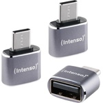 Intenso A480C USB адаптер, сив (комплект от 3 броя) 7600113 (7600113)