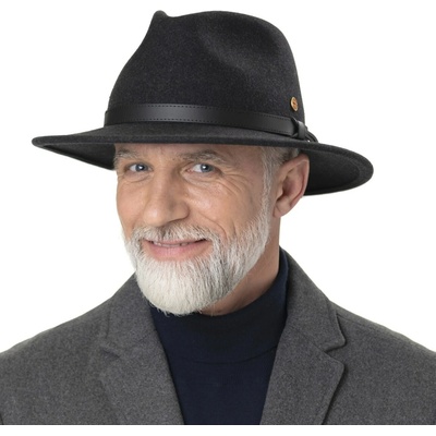 Mayser Marvin cestovní nemačkavý voděodolný šedý klobouk