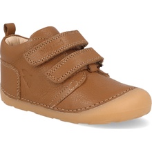 Bisgaard Barefoot dětské kotníkové boty Carter Cognac hnědé
