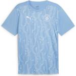 PUMA Manchester City Prematch Shirt 2024 2025 Adults - Blue