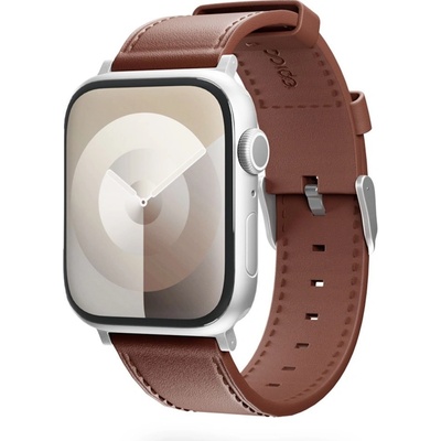Epico Watch Strap Leather for Apple Watch SE/Series 1-9 (42/44/45 mm)/10 (46 mm)/Ultra (49 mm) – hnedý 9918131700006