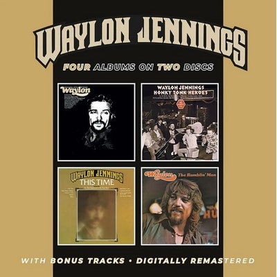 Waylon Jennings - Lonesome, On'ry & Mean Honky Tonk Heroes This Time The Ramblin' Man CD