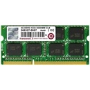 Paměti Transcend SODIMM DDR3 4GB 1333MHz CL9 JM1333KSN-4G
