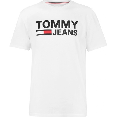 Tommy Jeans Corp Logo Tee - Classic White