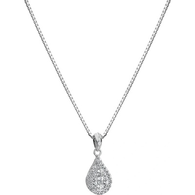 Hot Diamonds Elegantný strieborný náhrdelník s diamantom a topazy glimmer DP913