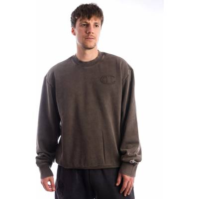 Champion Washed Crewneck Sweatshirt Black
