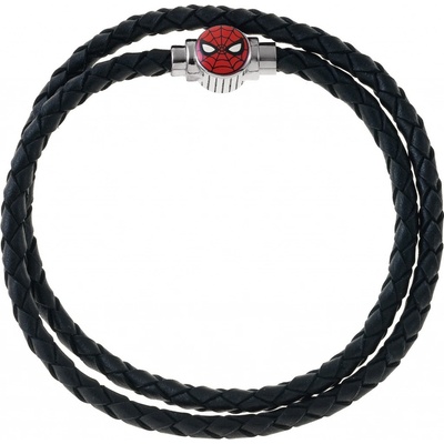 Disney Dvojitý kožený náramok Spider Man Marvel B600610L.CS