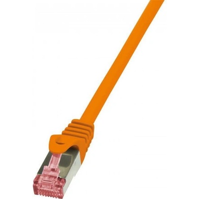 Logilink CQ2068S patch Cat.6 S/FTP PIMF, 3m, oranžový