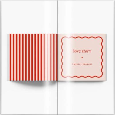 Fotokniha, Růžový milostný příběh, 25x25 cm - 306628