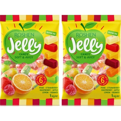Roshen Jelly Candies želé ovocné 2 x 1 kg