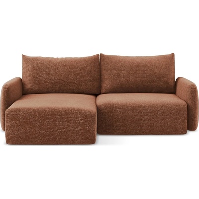 makamii Разтегателен ъглов диван с място за съхранение в тухлен цвят (ляв ъгъл) Kalena - Makamii (KALENA_LCF_38_P1_C4)