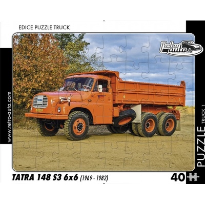RETRO-AUTA TRUCK č.1 Tatra 148 S3 6x6 1969-1982 40 dílků