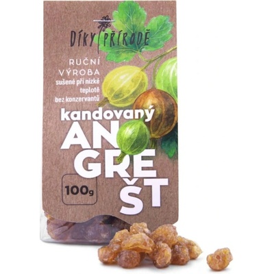 Díky přírodě Angrešt kandovaný 100 g